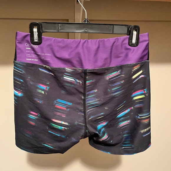 Oiselle Multicolor Spandos Shorts - Picture 2 of 4